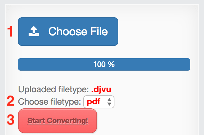 How to convert DjVu files online to PDF
