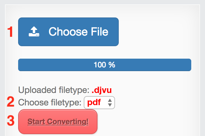 How to convert DjVu files online to PDF